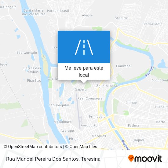 Rua Manoel Pereira Dos Santos mapa