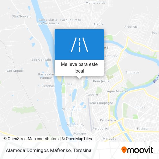 Alameda Domingos Mafrense mapa