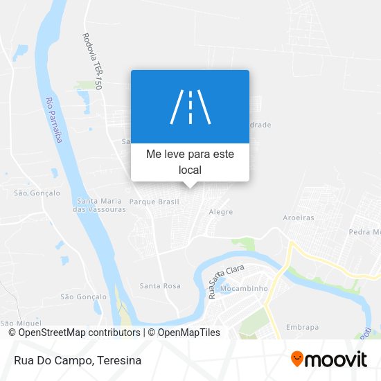 Rua Do Campo mapa
