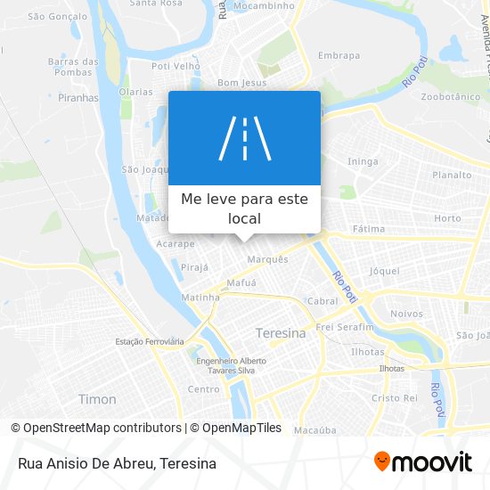 Rua Anisio De Abreu mapa