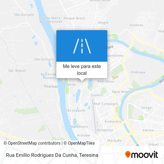 Rua Emílio Rodrigues Da Cunha mapa