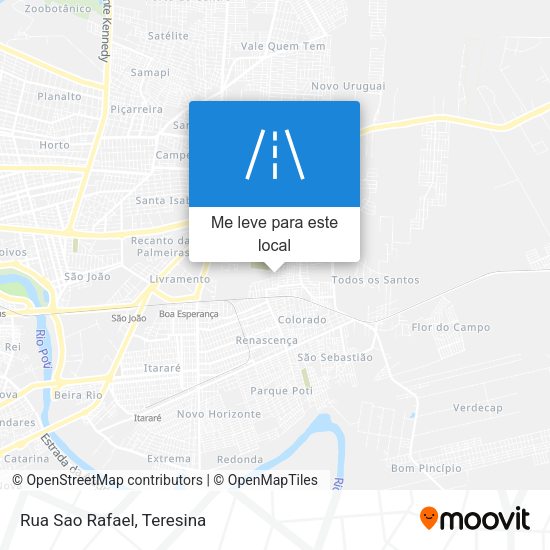 Rua Sao Rafael mapa