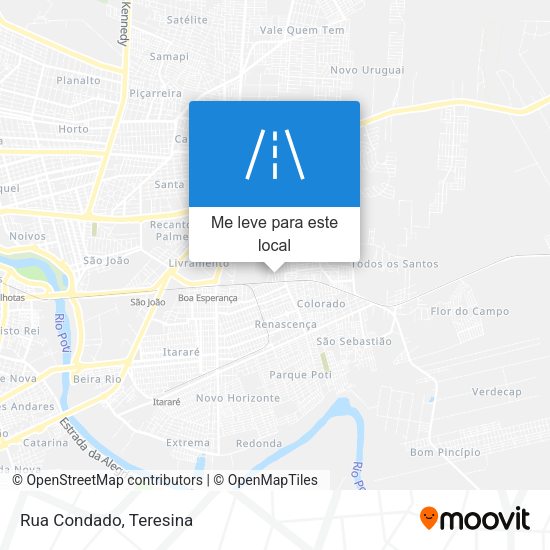Rua Condado mapa