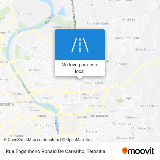 Rua Engenheiro Ronald De Carvalho mapa
