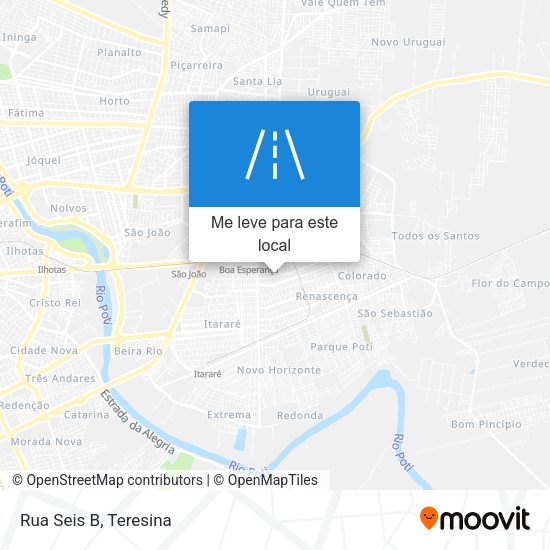 Rua Seis B mapa