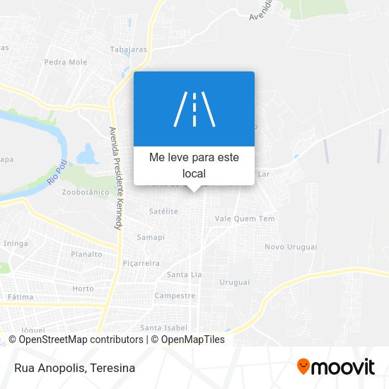 Rua Anopolis mapa