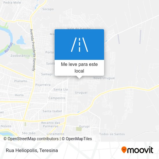 Rua Heliopolis mapa