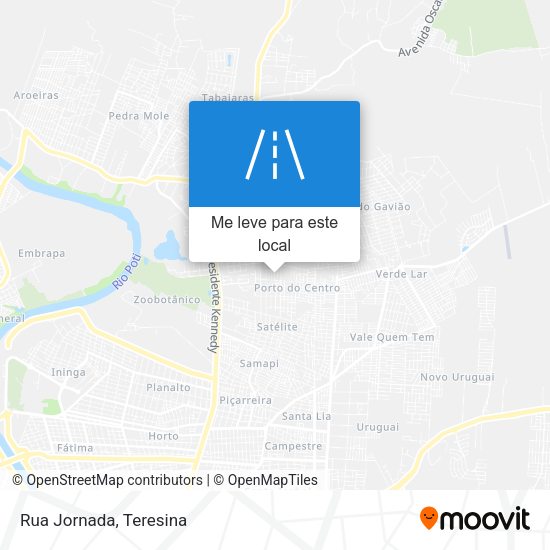 Rua Jornada mapa