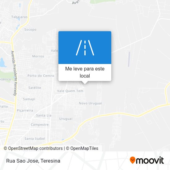 Rua Sao Jose mapa