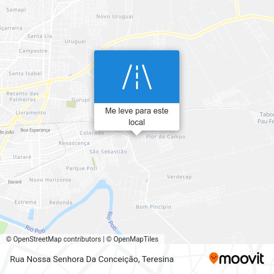 Rua Nossa Senhora Da Conceição mapa