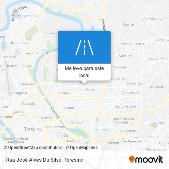 Rua José Alves Da Silva mapa