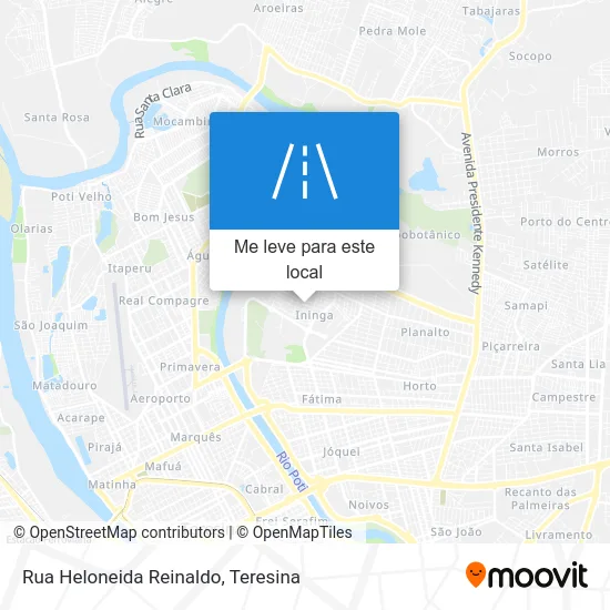 Rua Heloneida Reinaldo mapa