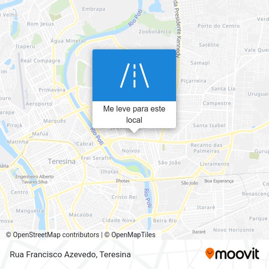 Rua Francisco Azevedo mapa