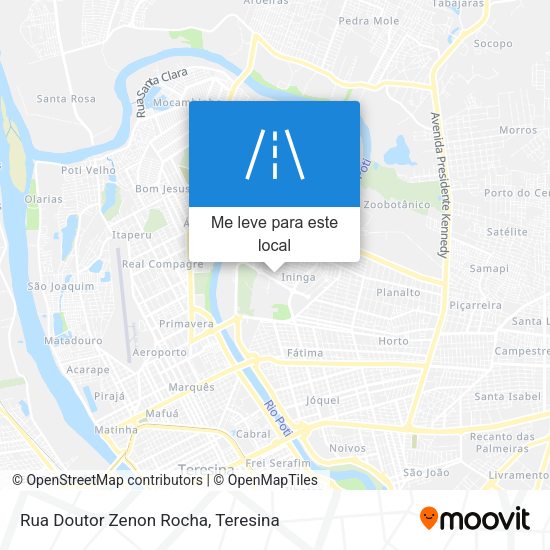 Rua Doutor Zenon Rocha mapa