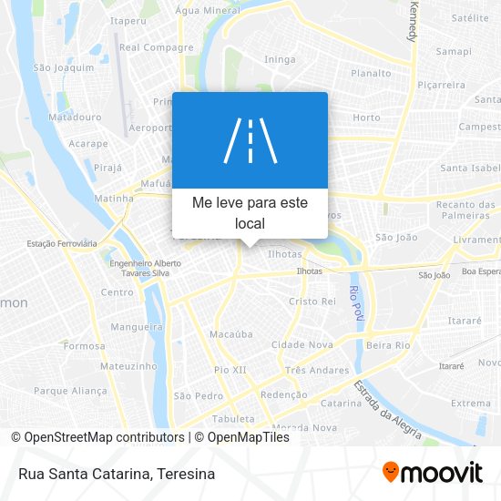 Rua Santa Catarina mapa