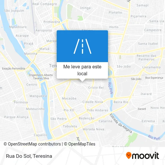 Rua Do Sol mapa