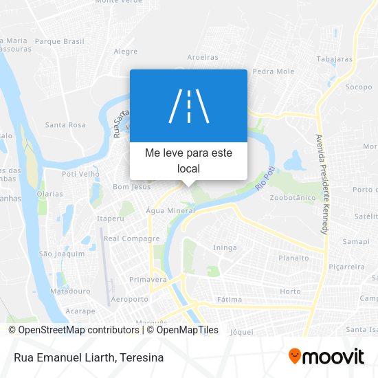Rua Emanuel Liarth mapa
