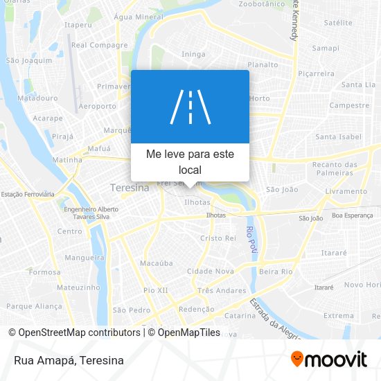 Rua Amapá mapa