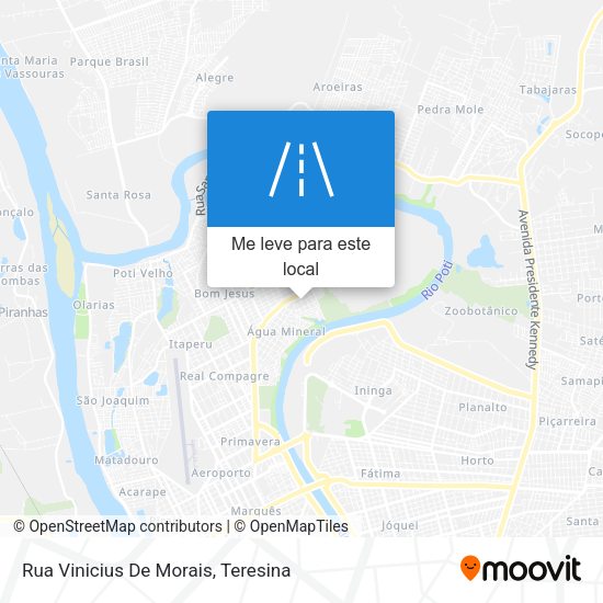 Rua Vinicius De Morais mapa
