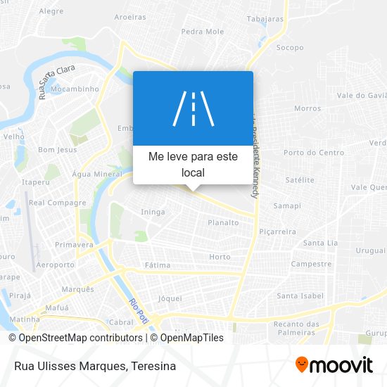 Rua Ulisses Marques mapa