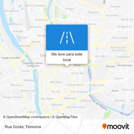 Rua Goias mapa