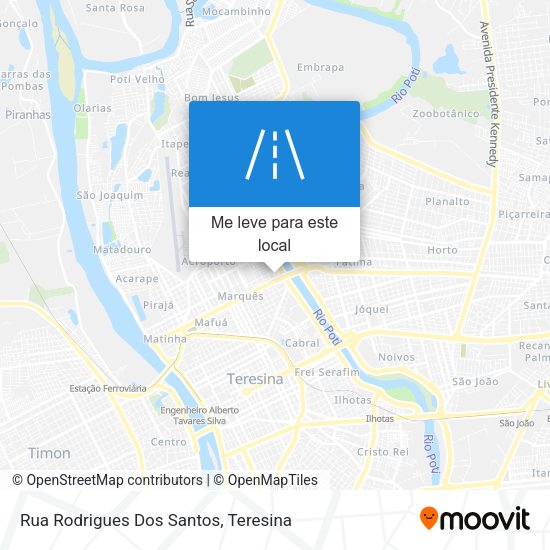 Rua Rodrigues Dos Santos mapa