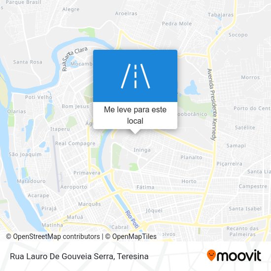 Rua Lauro De Gouveia Serra mapa