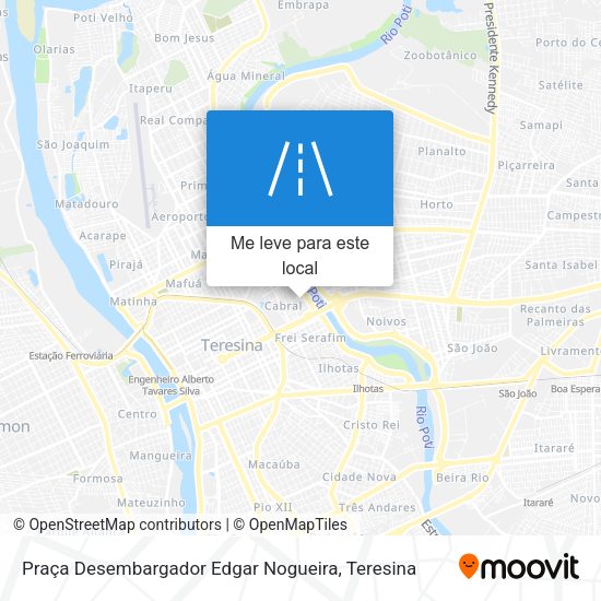 Praça Desembargador Edgar Nogueira mapa