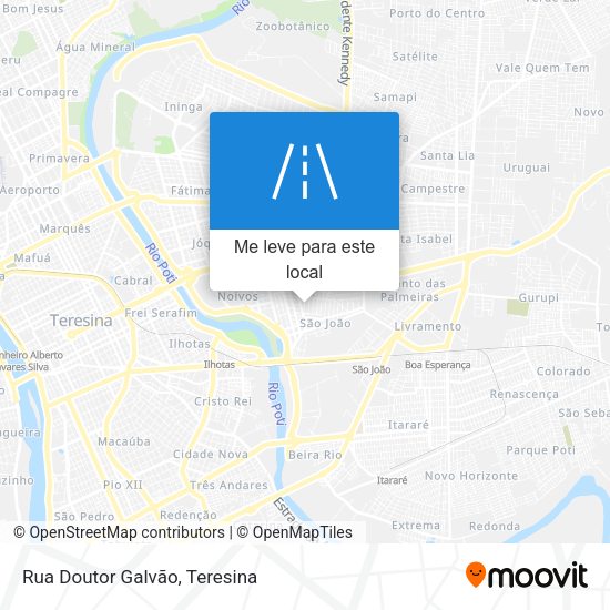 Rua Doutor Galvão mapa
