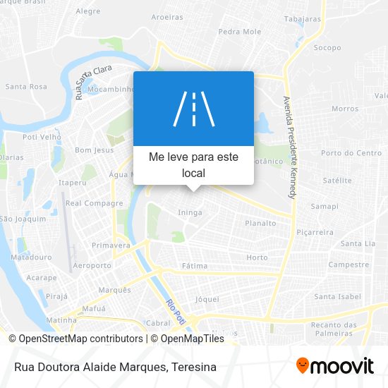 Rua Doutora Alaide Marques mapa