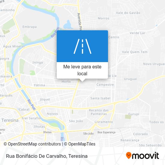 Rua Bonifácio De Carvalho mapa