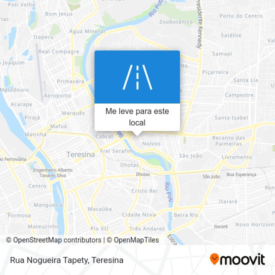 Rua Nogueira Tapety mapa