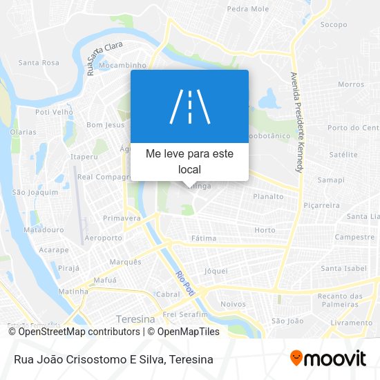 Rua João Crisostomo E Silva mapa