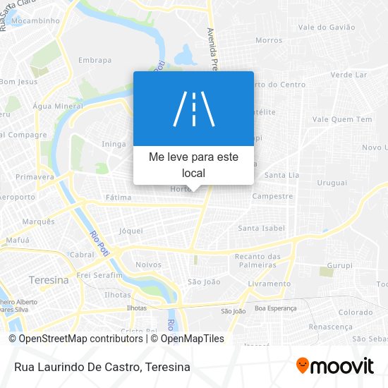 Rua Laurindo De Castro mapa