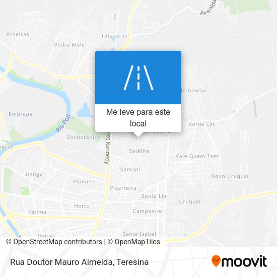 Rua Doutor Mauro Almeida mapa