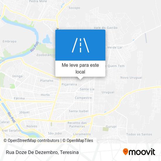 Rua Doze De Dezembro mapa