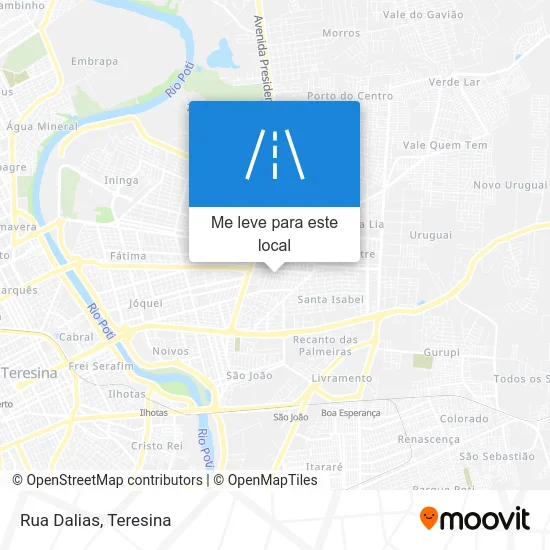 Rua Dalias mapa