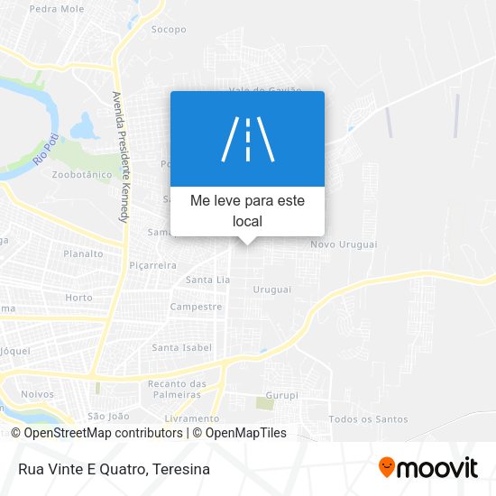 Rua Vinte E Quatro mapa