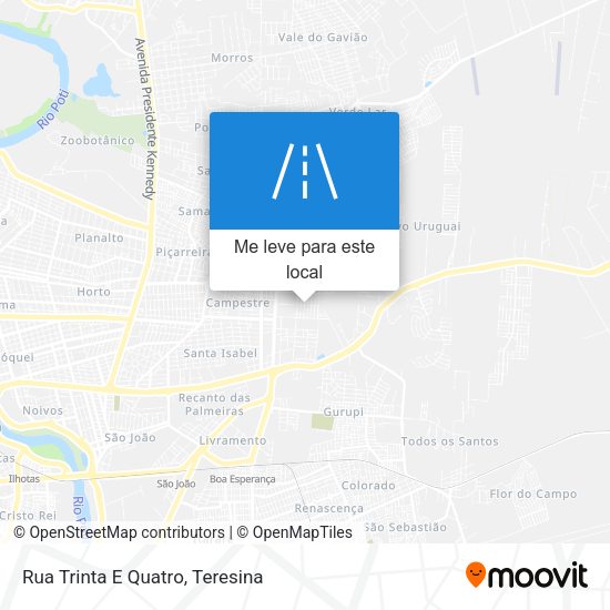 Rua Trinta E Quatro mapa