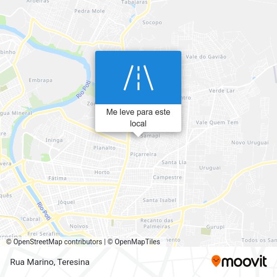 Rua Marino mapa