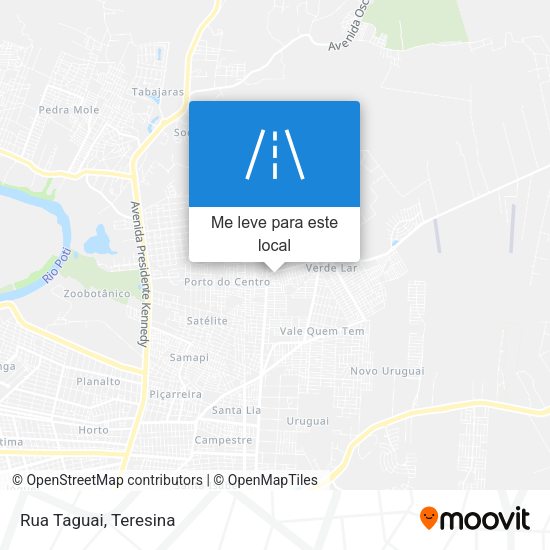 Rua Taguai mapa