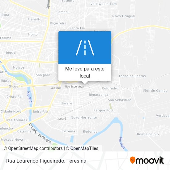 Rua Lourenço Figueiredo mapa