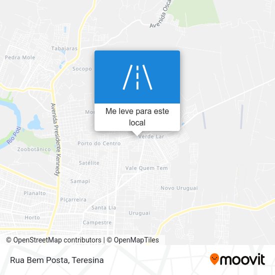 Rua Bem Posta mapa