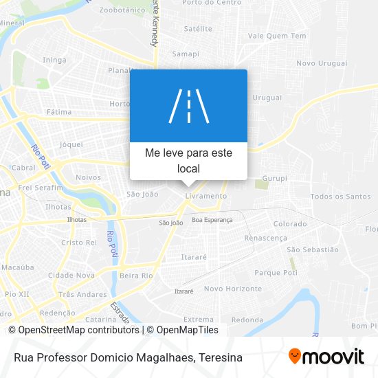 Rua Professor Domicio Magalhaes mapa