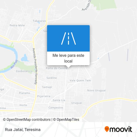 Rua Jataí mapa