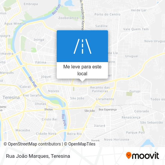 Rua João Marques mapa