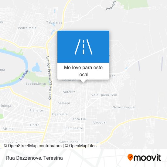 Rua Dezzenove mapa