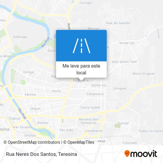 Rua Neres Dos Santos mapa