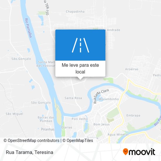 Rua Tarama mapa