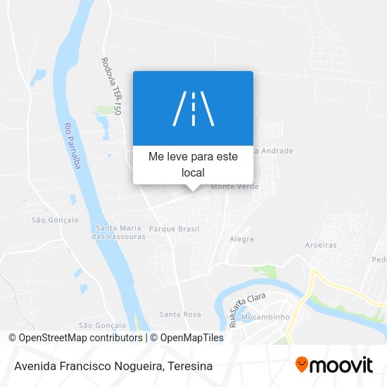 Avenida Francisco Nogueira mapa
